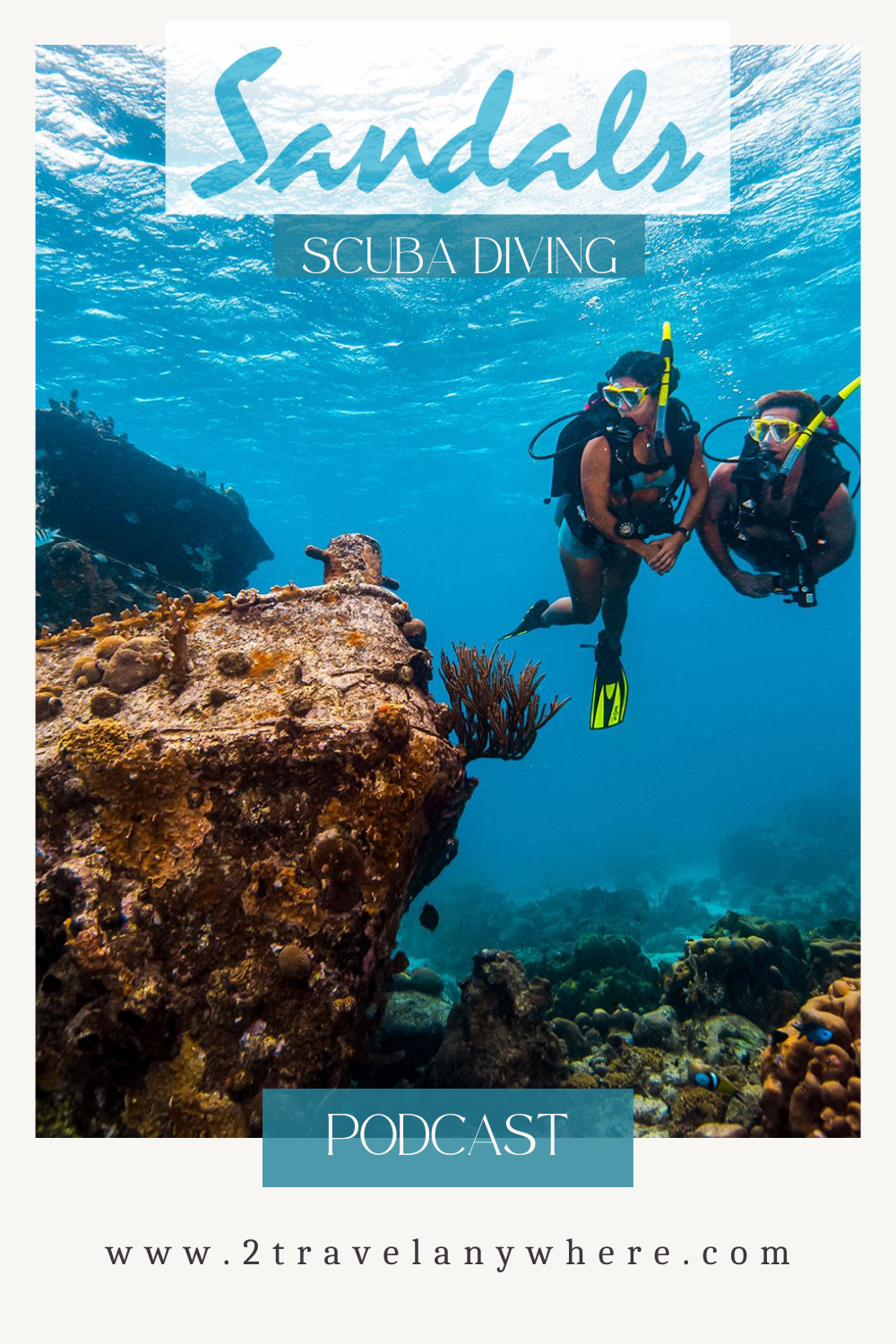Podcast Scuba Diving Sandals Resorts